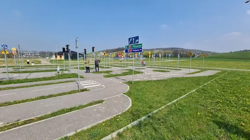 Miasteczko ruchu rowerowego