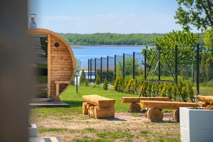 Domki Białoławki - domki całoroczne - Mazury, nad jeziorem