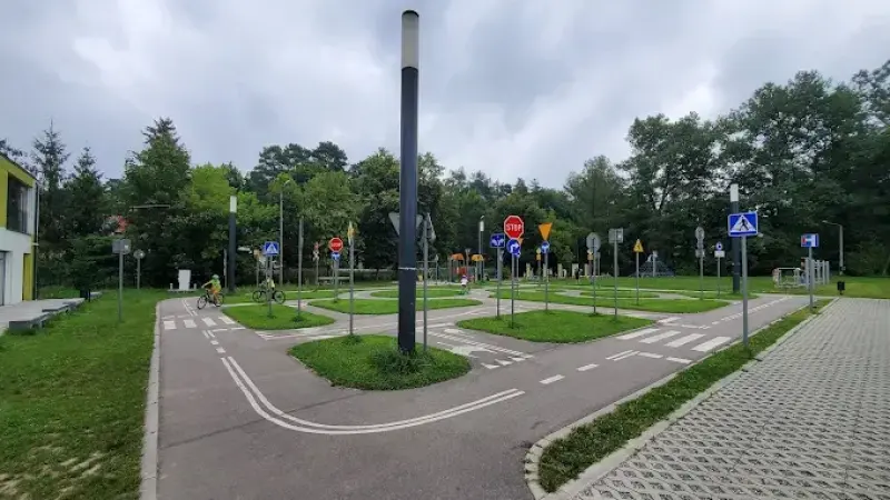 Rowerowe mini miasteczko