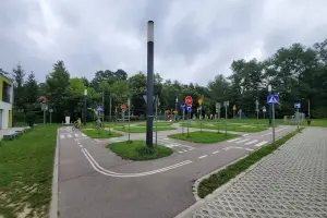 Rowerowe mini miasteczko