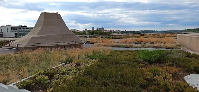 Ogród na dachu Centrum Nauki Kopernik
