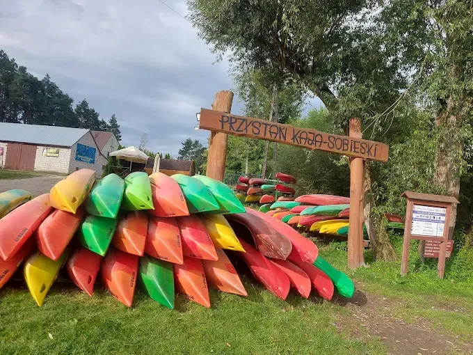 Przystań nad Wkrą KAJA-SOBIESKI, wypożyczalnia kajaków