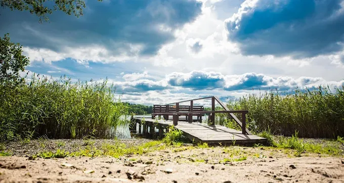 Mazury domki nad jeziorem WIDOKOWO