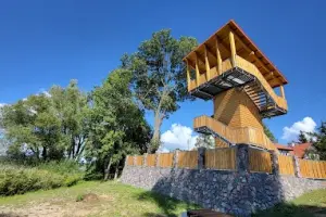 Wieża widokowa - Nowe Guty , Mazurska Pętla Rowerowa