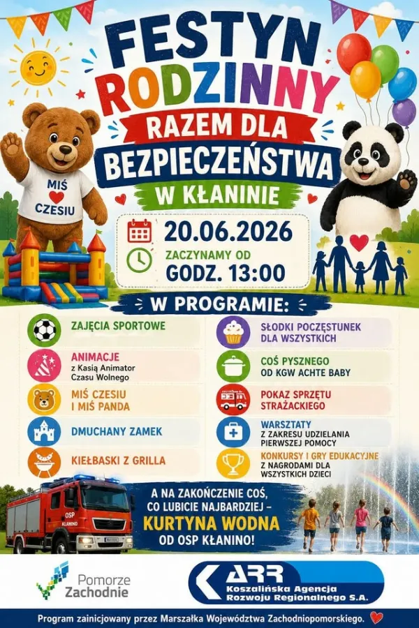 Festyn Rodzinny RAZEM DLA BEZPIECZEŃSTWA w Kłanine