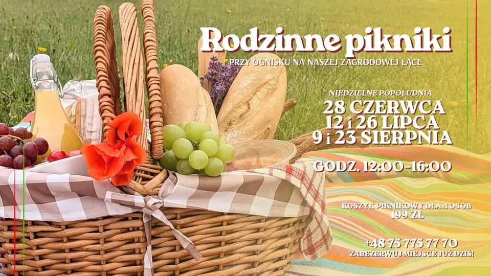 Piknik Rodzinny z Ogniskiem 🧺 Zagroda Kołodzieja | Zgorzelec