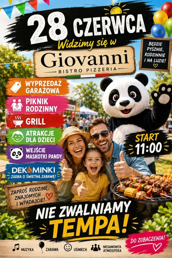 PIKNIK RODZINNY/ WYPRZEDAŻ GARAŻOWA/GRILL