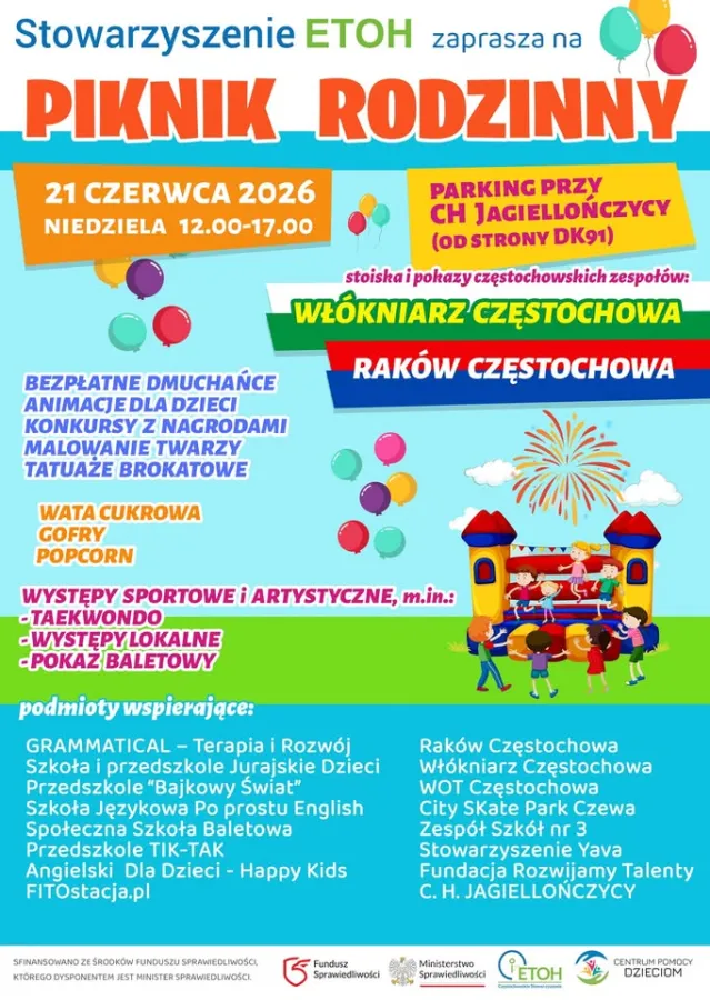 Piknik Rodzinny ze Stowarzyszeniem ETOH