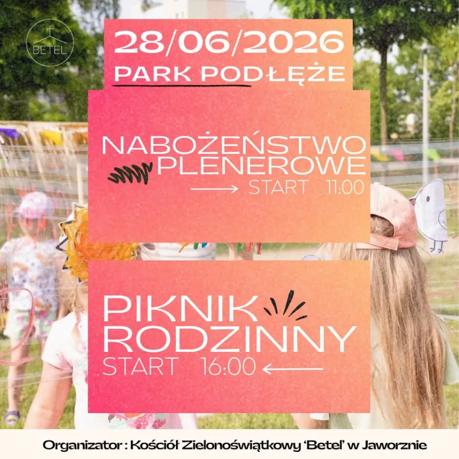 NABOŻEŃSTWO PLENEROWE I PIKNIK RODZINNY // 28.06.2026