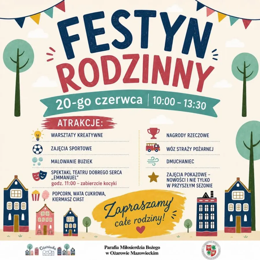 Festyn Rodzinny Klubu Rodzica „Ożarówka” w Ożarowie Mazowieckim