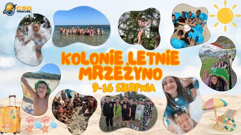 Kolonie dla dzieci i młodzieży - Mrzeżyno ‼