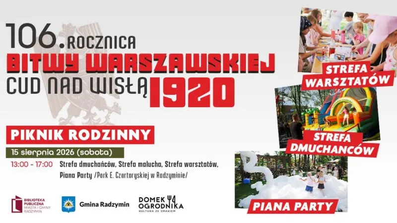 Piknik Rodzinny w Parku E. Czartoryskiej w Radzyminie 🎉