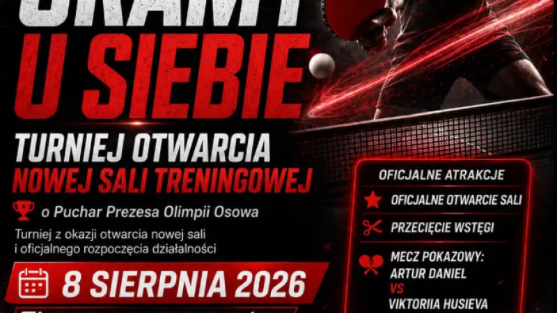 Turniej otwarcia nowej sali treningowej Olimpia Osowa